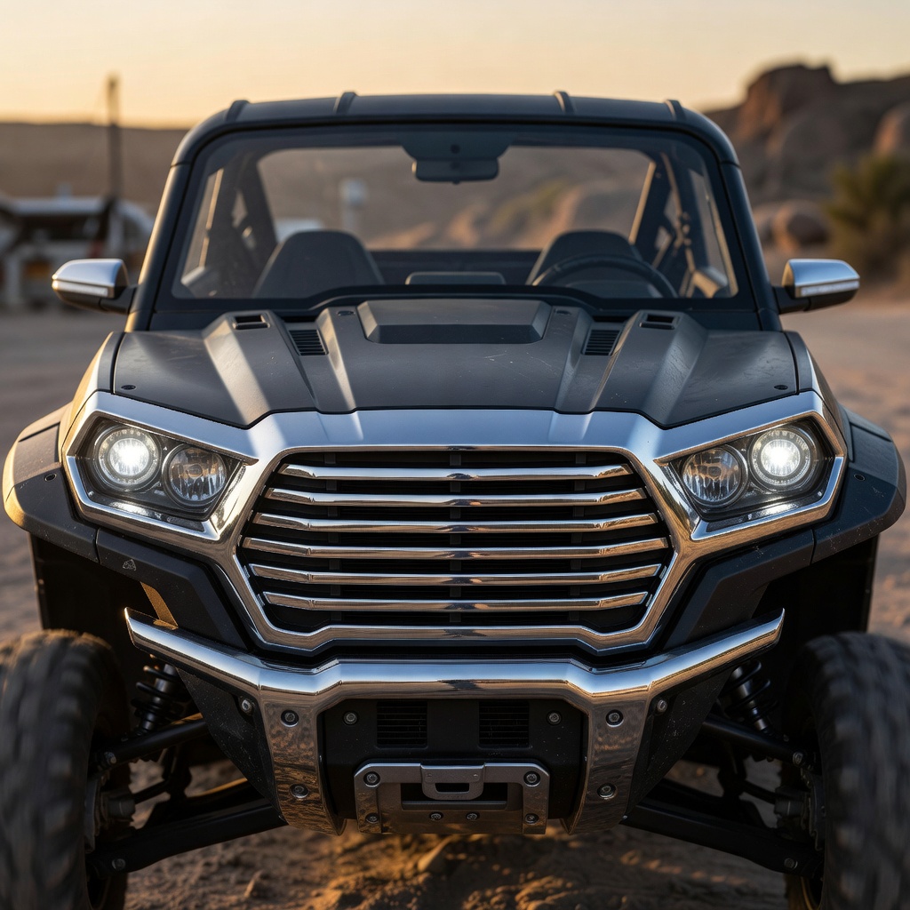 TurboKids Pro front view with chrome grille and headlights